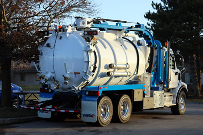 Storm Guard Water Treatment - Powervac Mini 1650 vacuum truck
